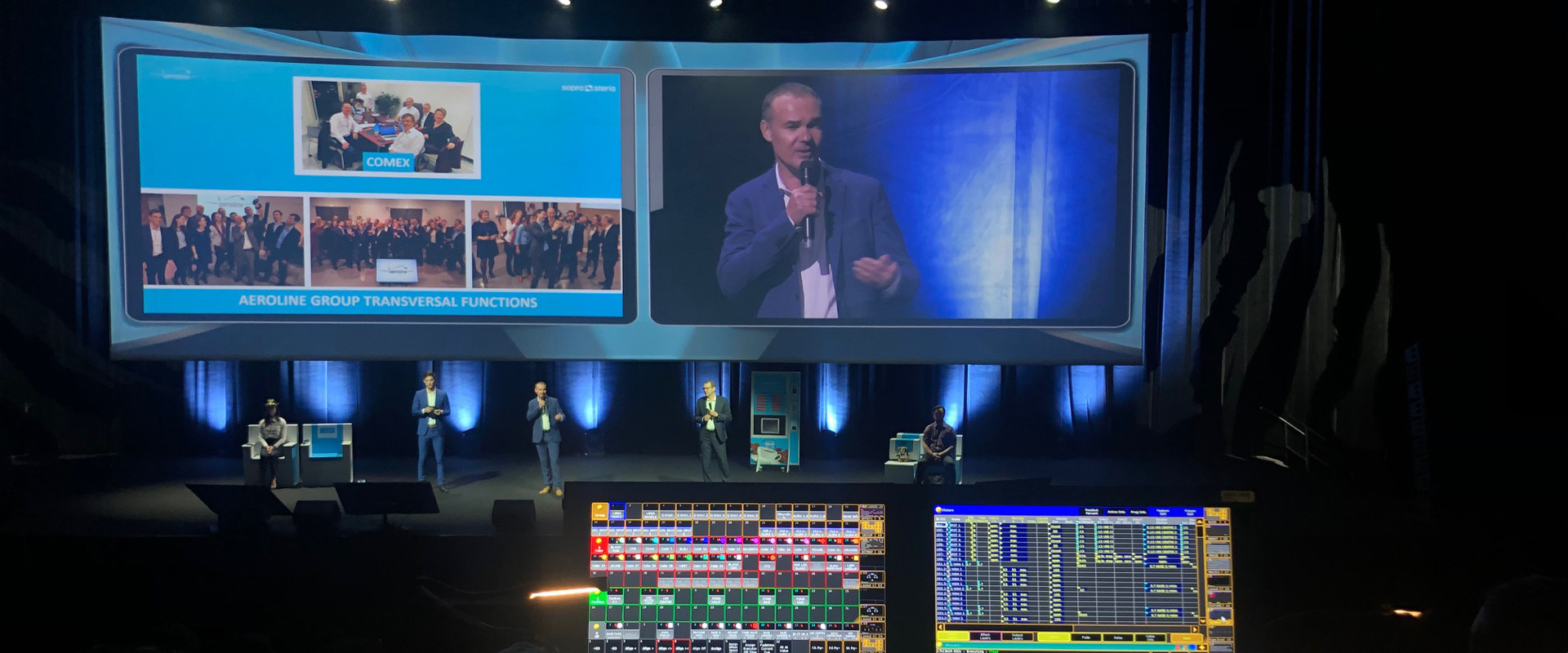 Alternative text - Novelty Toulouse au Zénith de Toulouse pour Sopra Steria et l'agence Pur'events