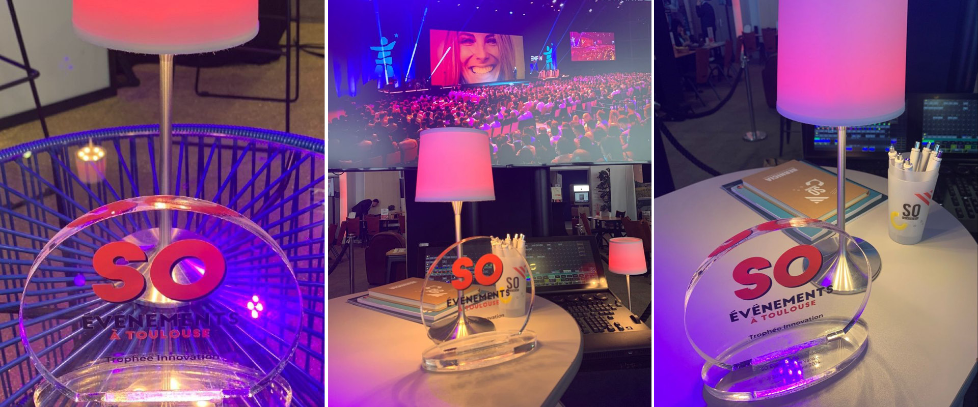 Alternative text - SO ÉVÉNEMENTS | Trophée Innovation pour Novelty Occitanie !