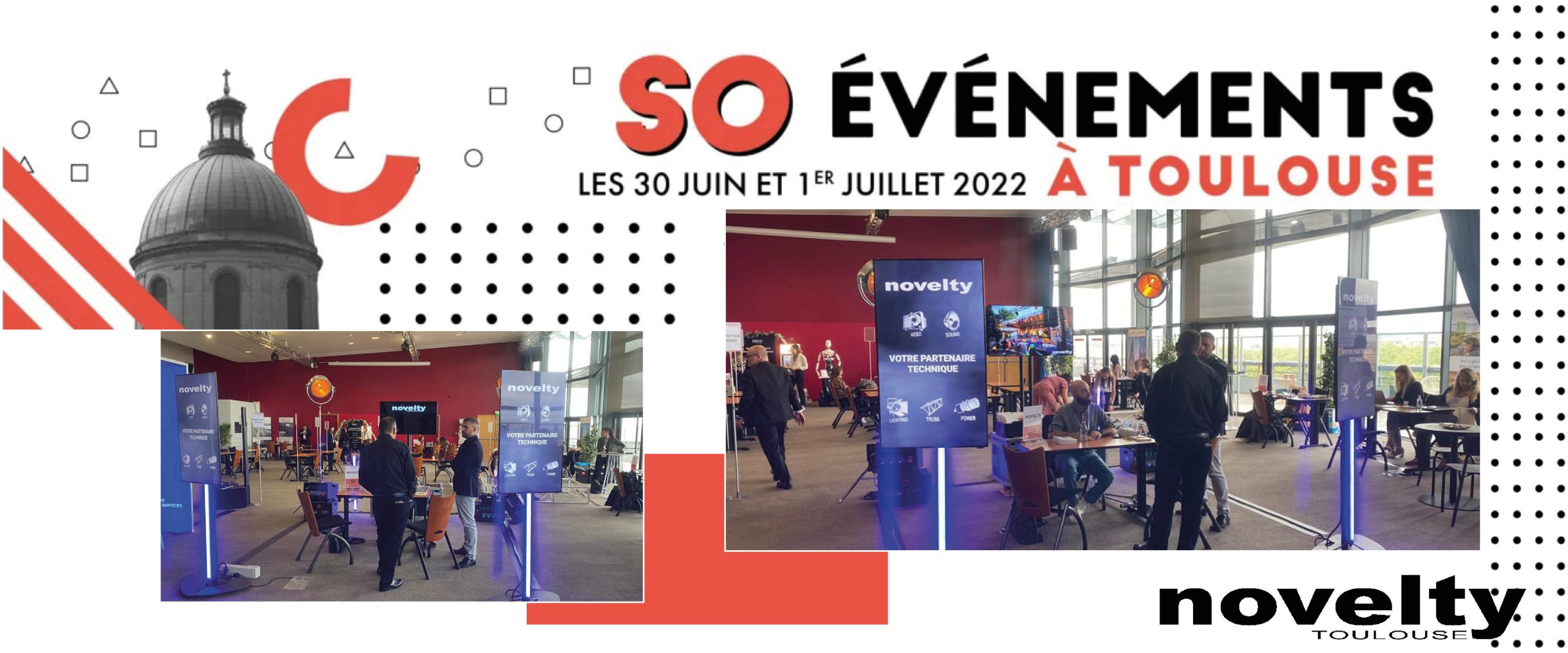 Alternative text - So événements avec Novelty Toulouse